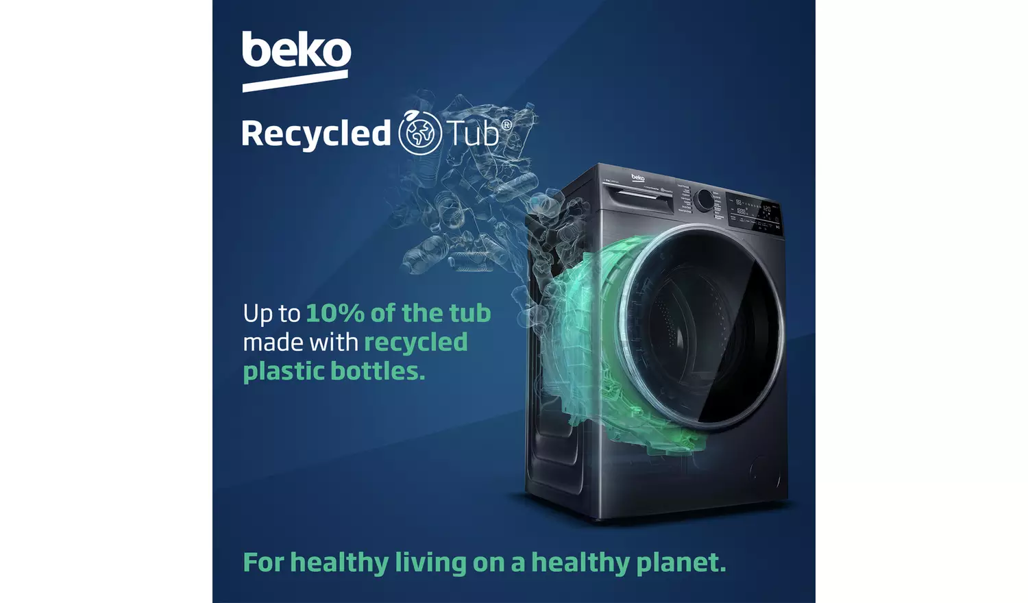 Beko EnergySpin BM3WT3941W 9kg 1400 Washing Machine - White