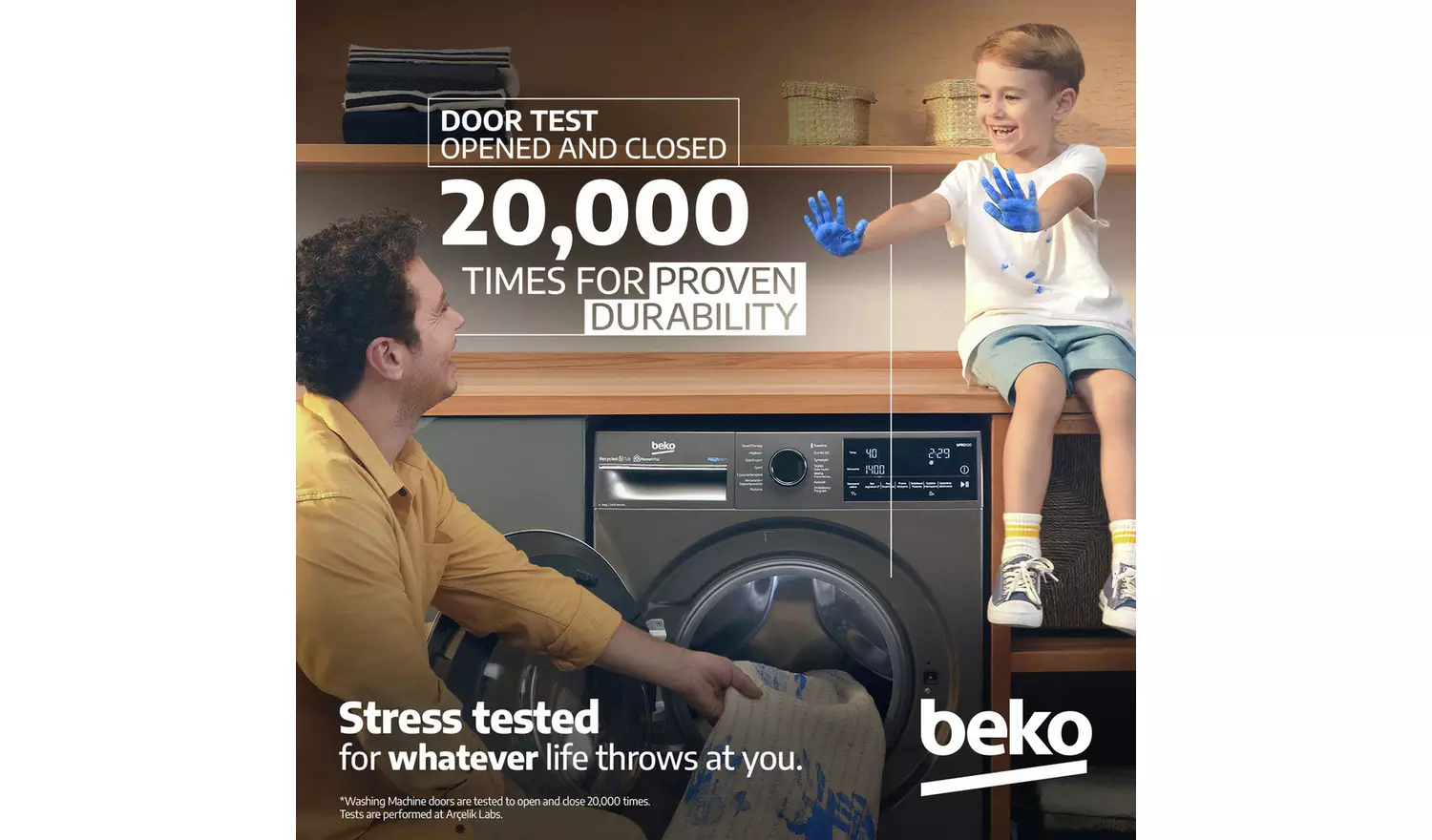 Beko EnergySpin BM3WT3941W 9kg 1400 Washing Machine - White