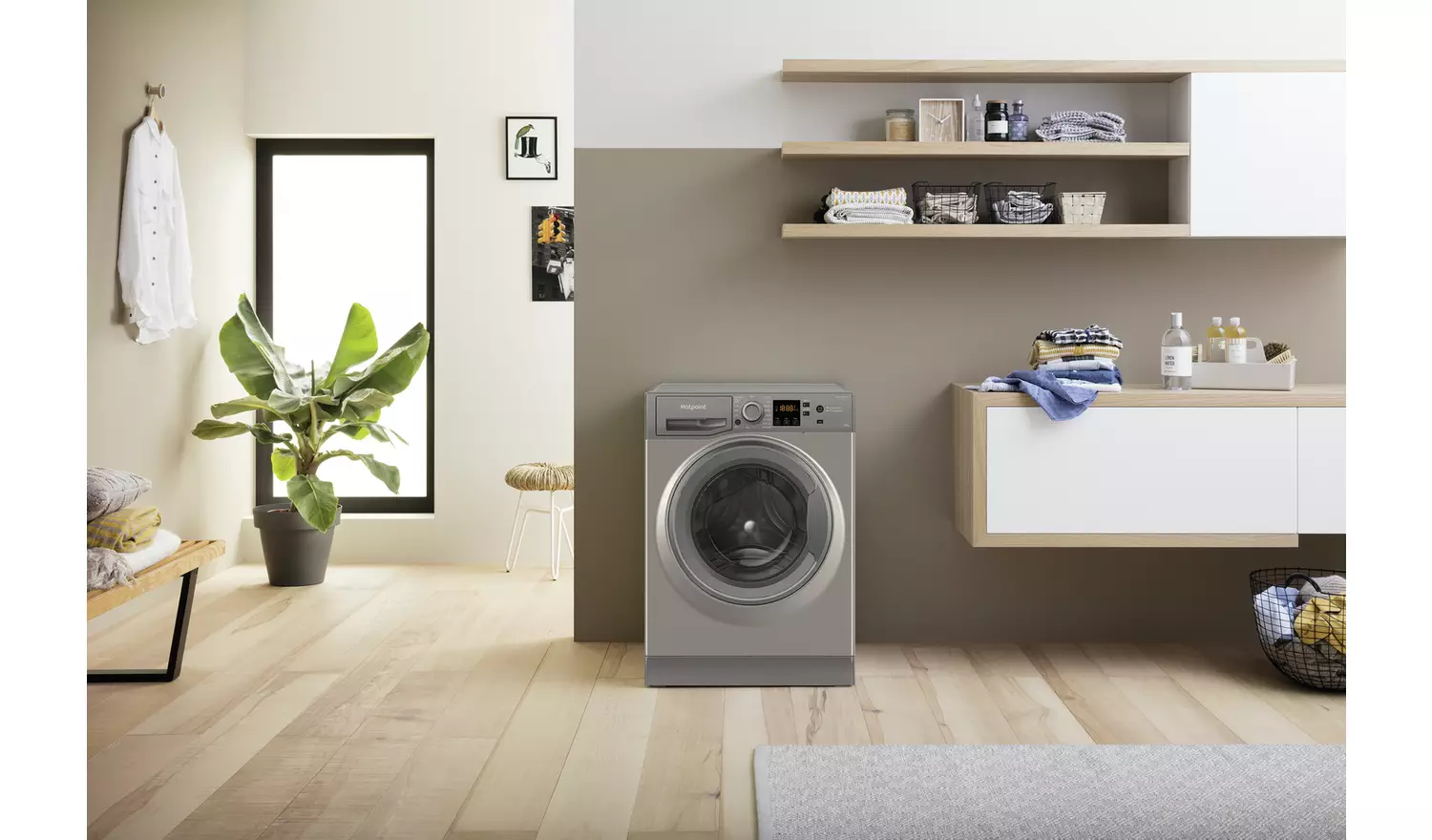 Hotpoint NSWM1046GGUK 10KG 1400 Spin Washing Machine