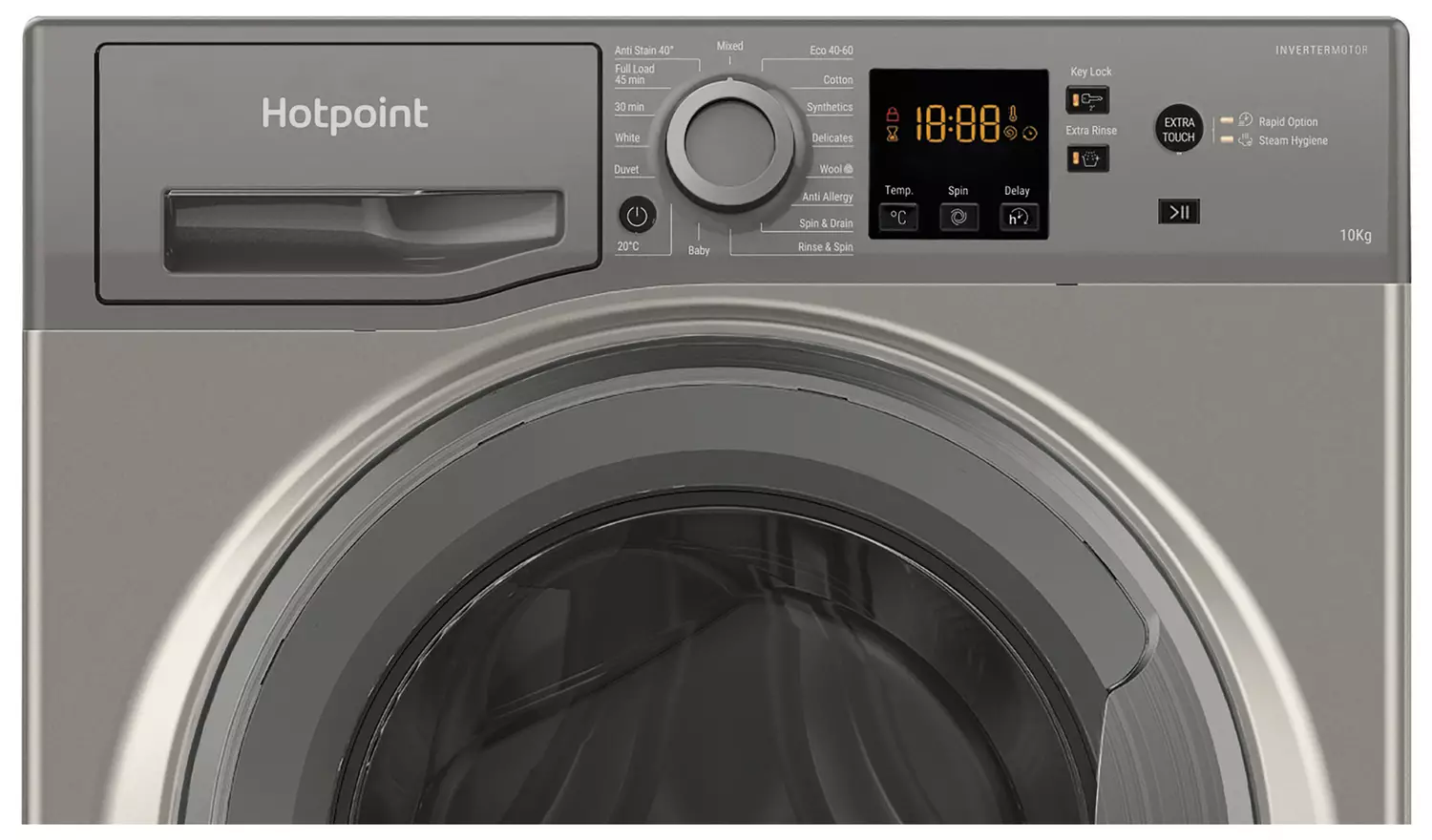 Hotpoint NSWM1046GGUK 10KG 1400 Spin Washing Machine