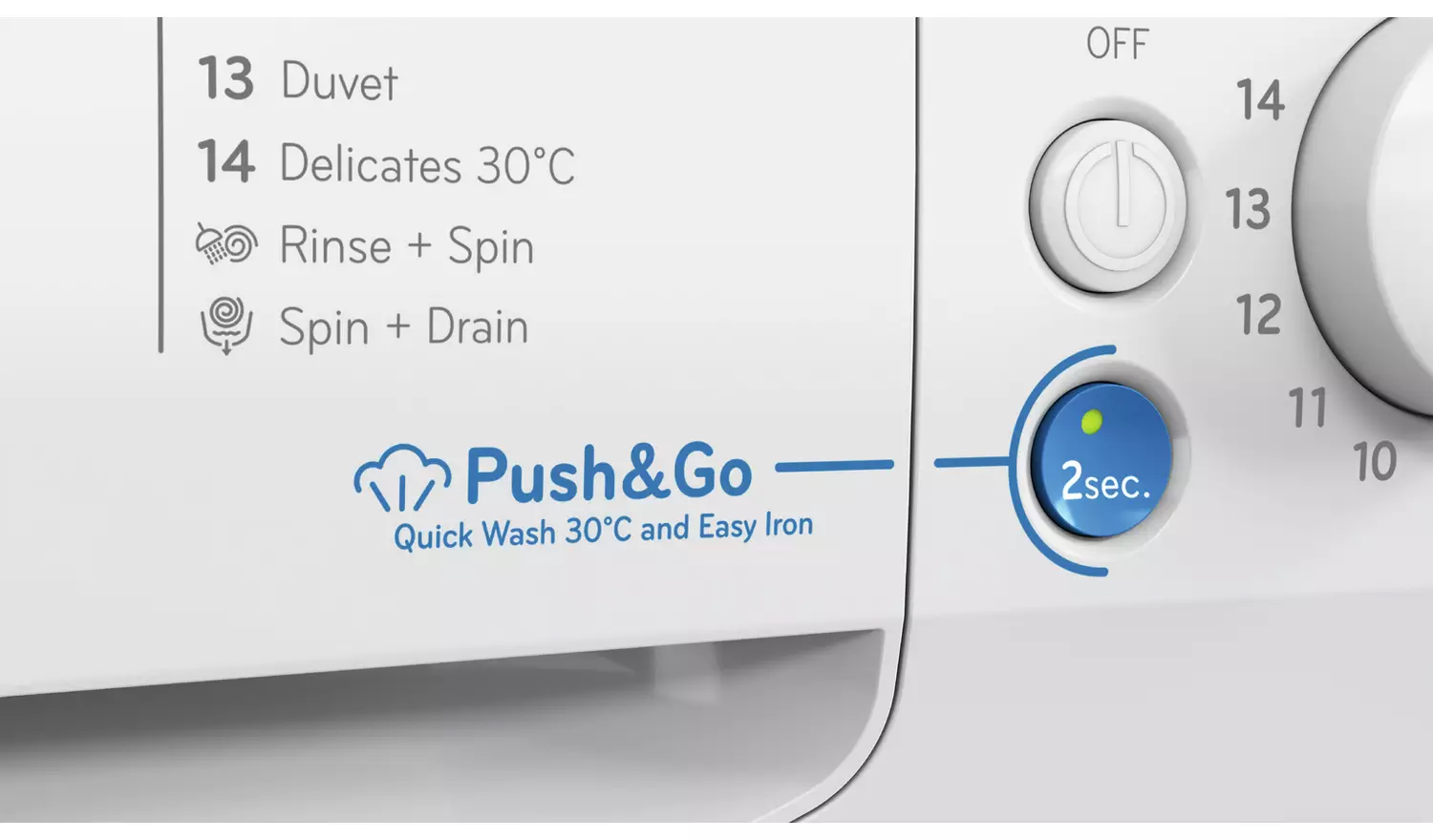 Indesit BWE111496XWVUK 11KG 1400 Spin Washing Machine White