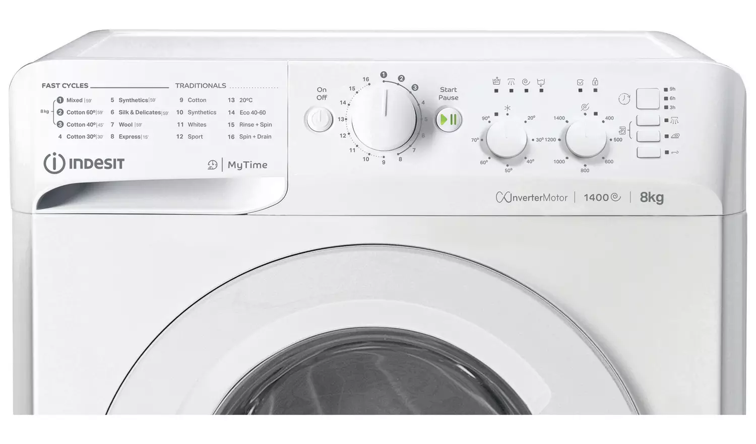 Indesit MTWC81495WUK 8KG 1400 Spin Washing Machine - White