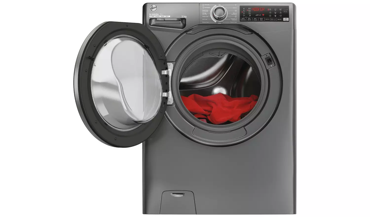 Hoover H3WPS4126TAMBR80 12KG 1400 Washing Machine - Graphite