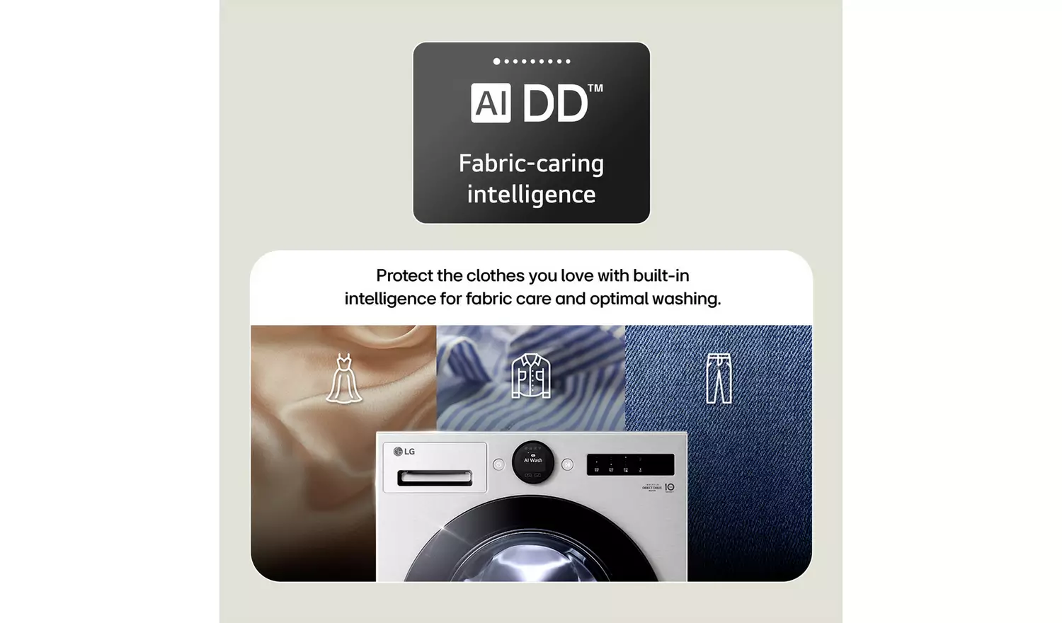 LG F4X7011TWB 11KG 1400 Spin Washing Machine - White