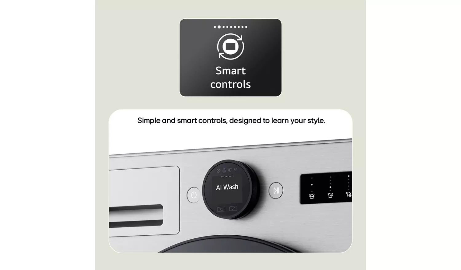 LG F4X7011TWB 11KG 1400 Spin Washing Machine - White