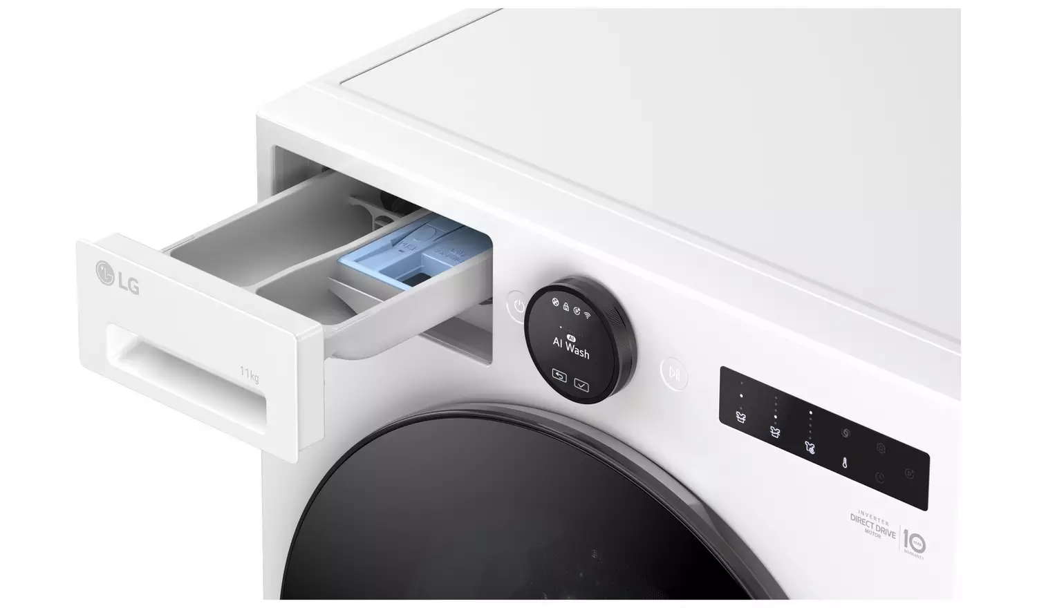 LG F4X7011TWB 11KG 1400 Spin Washing Machine - White