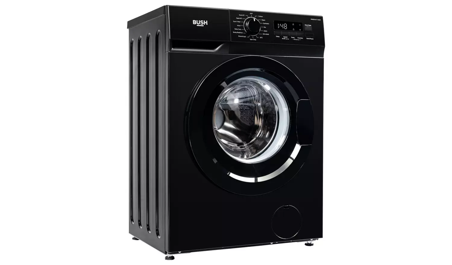 Bush WMSAA714EB 7KG 1400 Spin Washing Machine - Black
