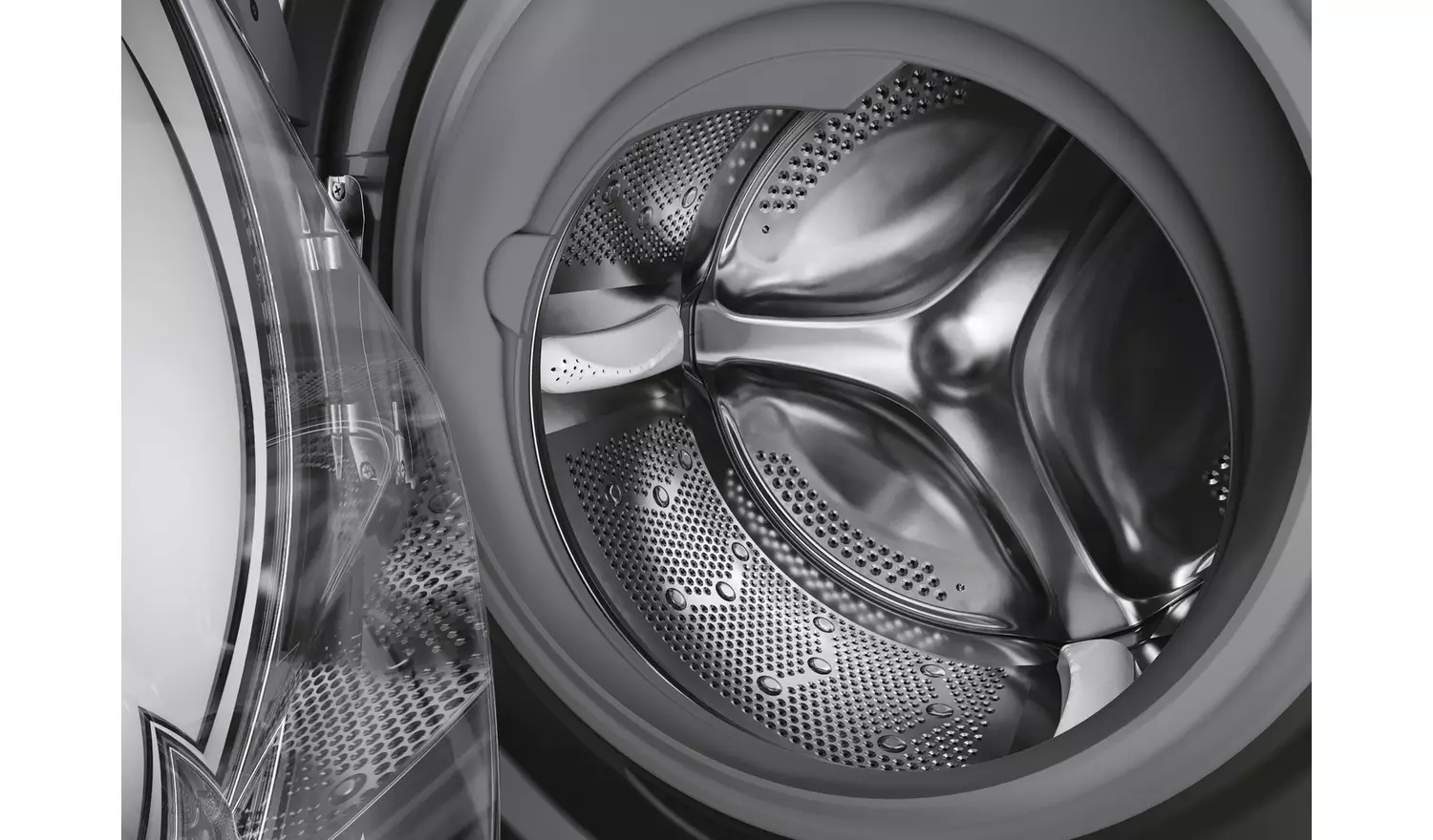 Hoover H3WPS496TAMBR680 9KG 1400 Washing Machine - Graphite