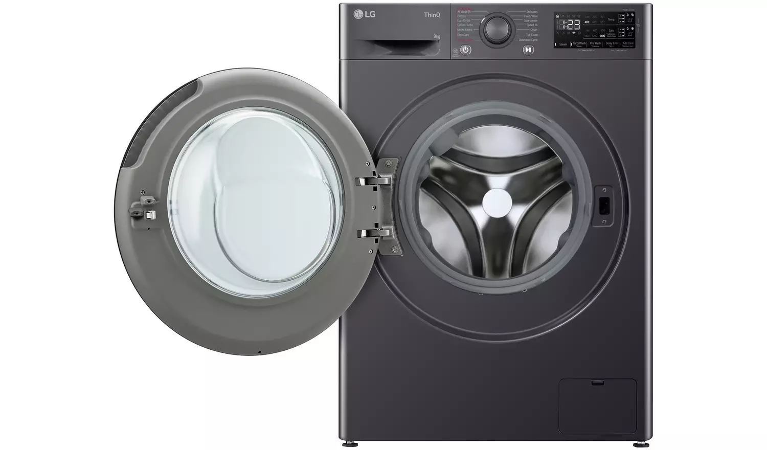 LG F4Y509GBLA1 9KG 1400 Spin Washing Machine - Grey