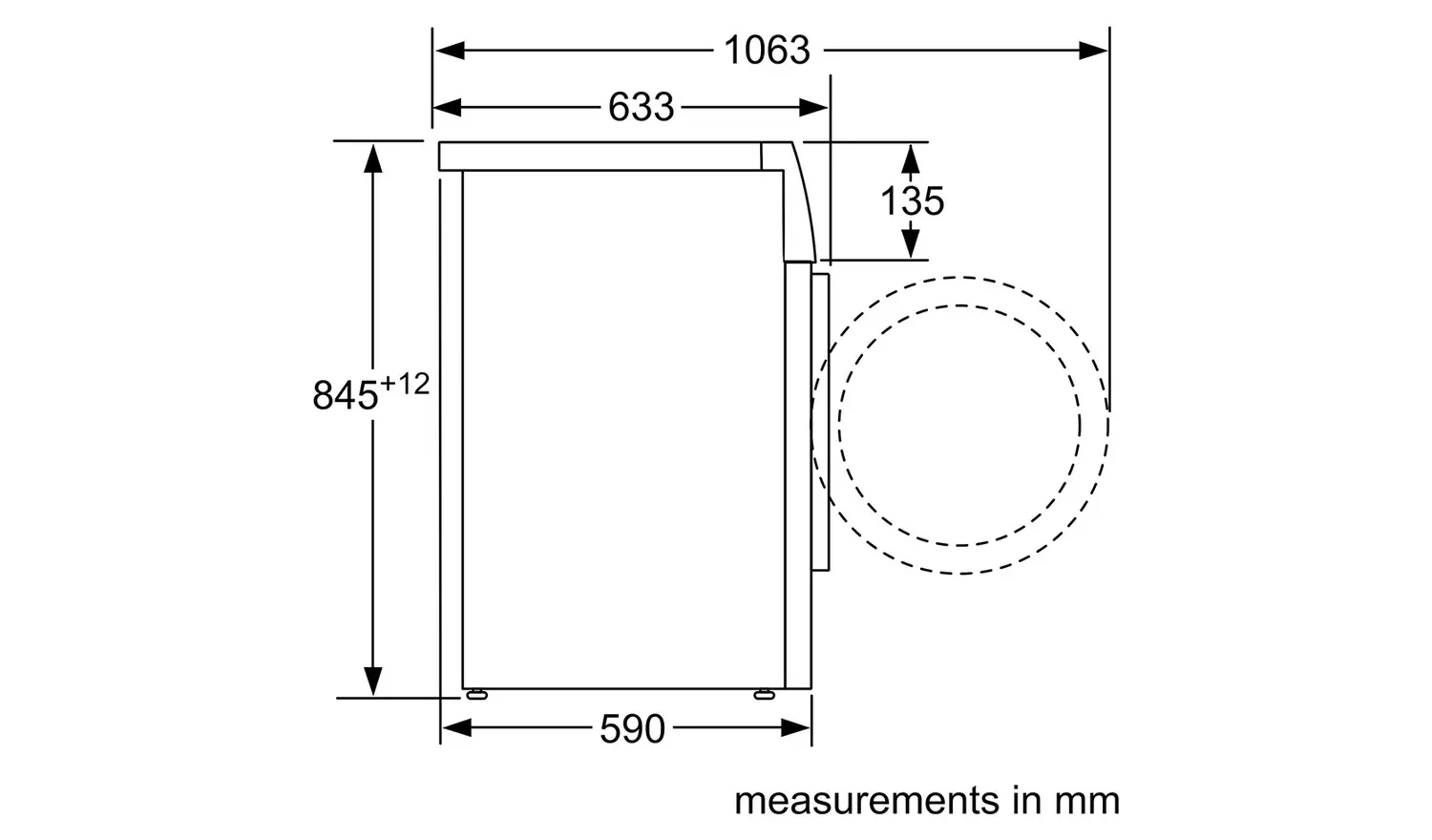 Bosch WGG24400GB 9KG 1400 Spin Wachine Machine - White