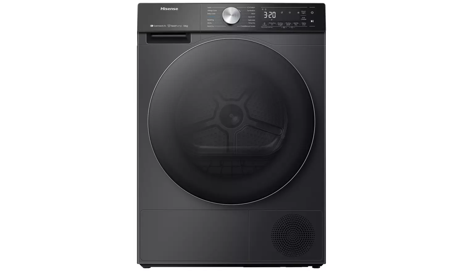 Hisense WF5S1245BB 12KG 1400 Spin Washing Machine- Black