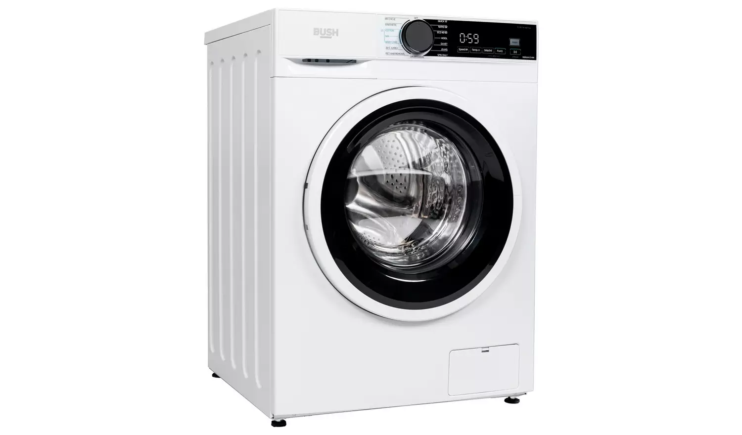 Bush WMSAA1214W 1400 12KG Spin Washing Machine - White