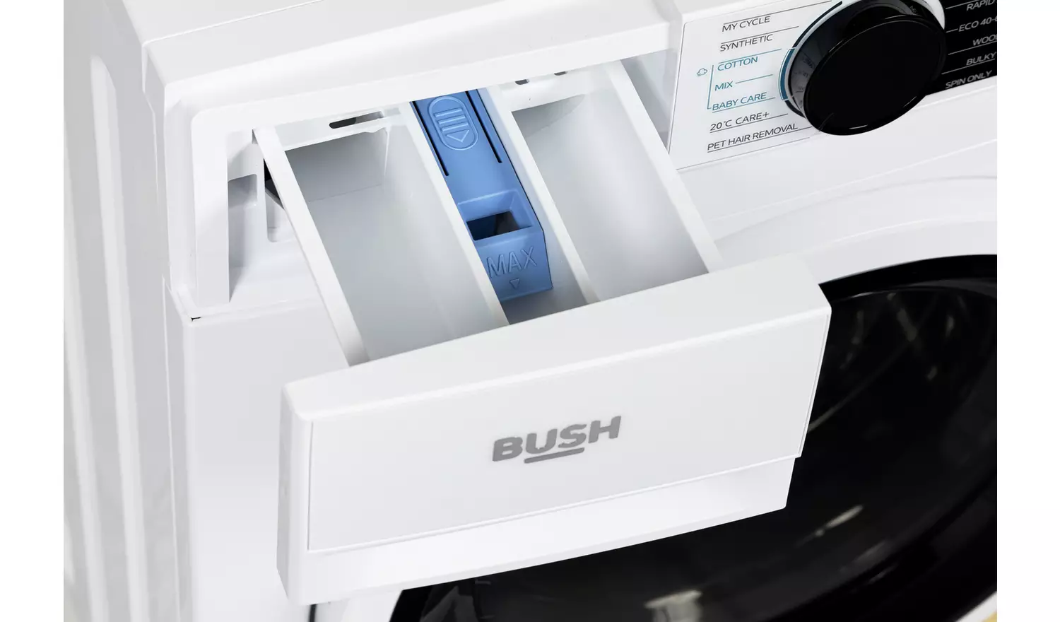 Bush WMSAA1214W 1400 12KG Spin Washing Machine - White