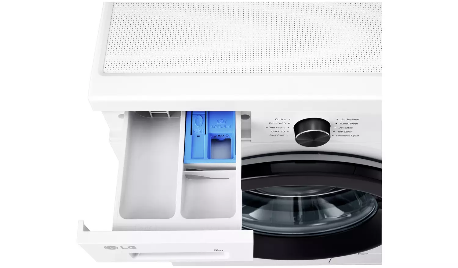 LG F4X1008NWK 8KG 1400 Spin Washing Machine - White