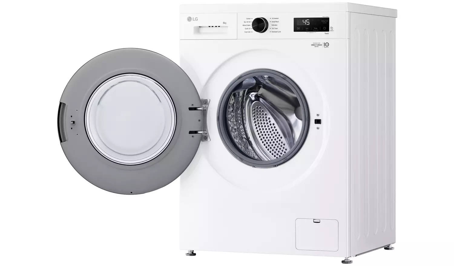 LG F4X1008NWK 8KG 1400 Spin Washing Machine - White