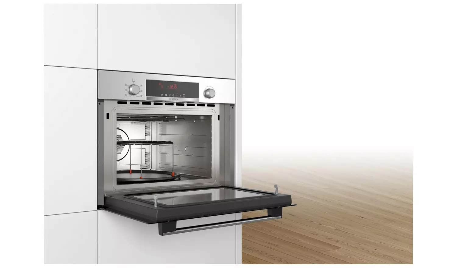 Bosch CMA583MS0B Built In Combination Microwave - Silver