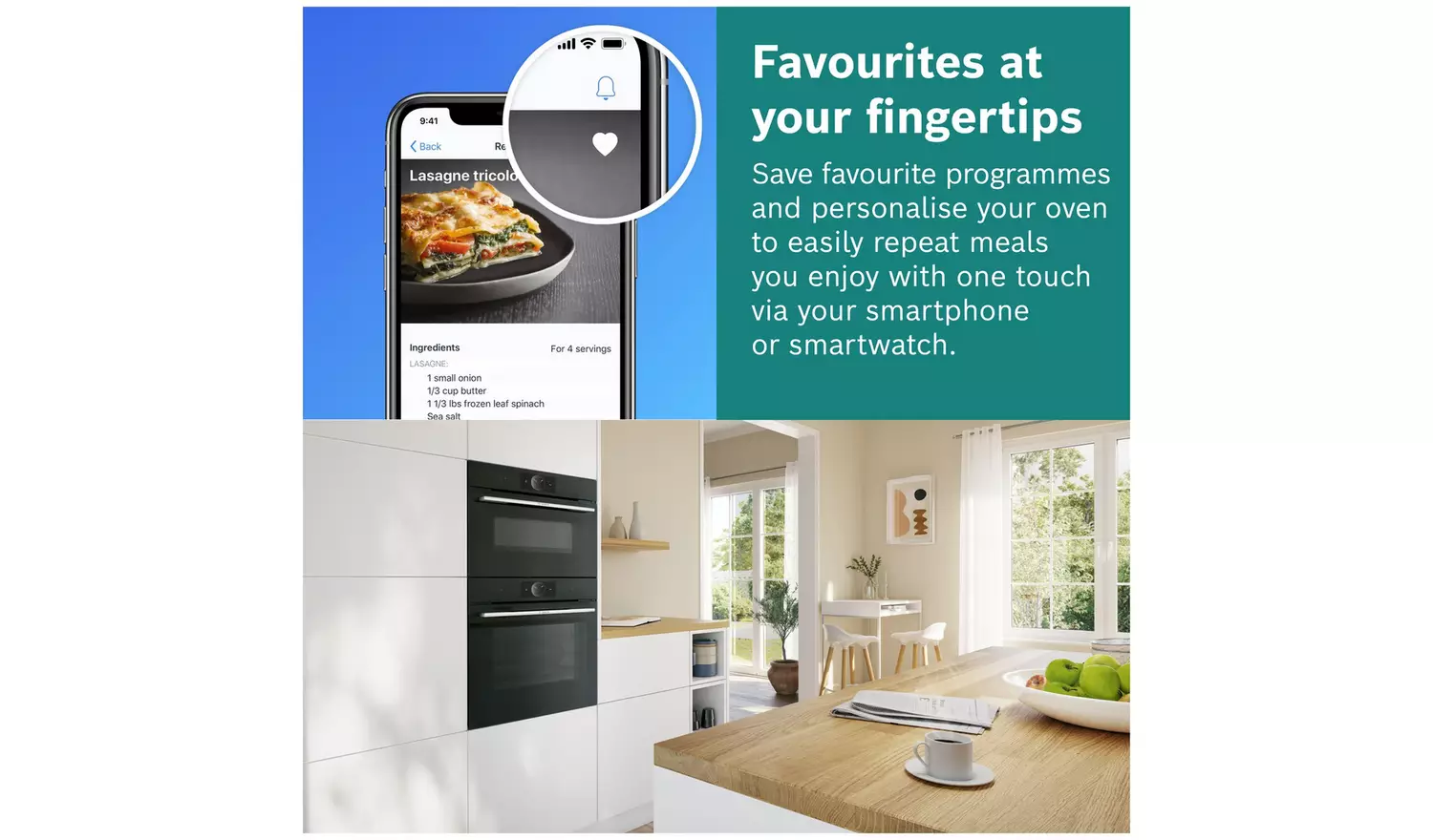 Bosch CMG7241B1B 900W Built In Combination Microwave - Black