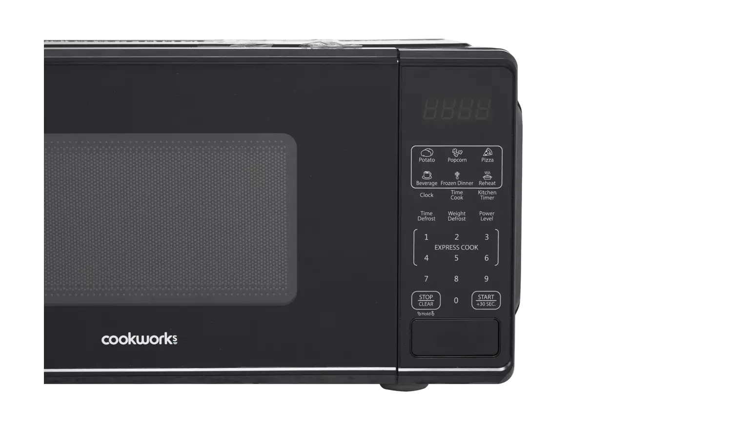 Cookworks 700W Digital Microwave - Black