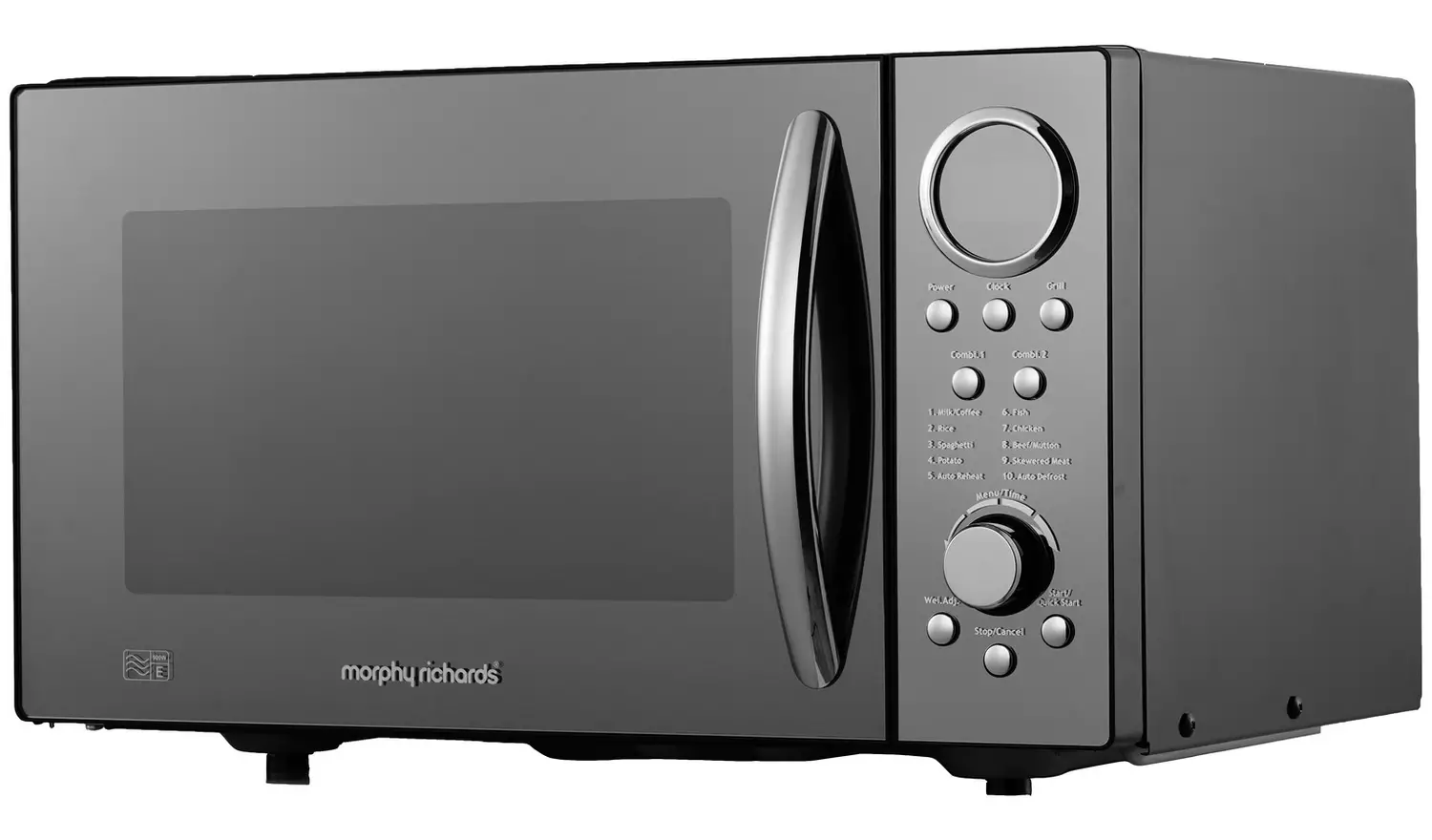 Morphy Richards 900W Standard Microwave with Grill - Black