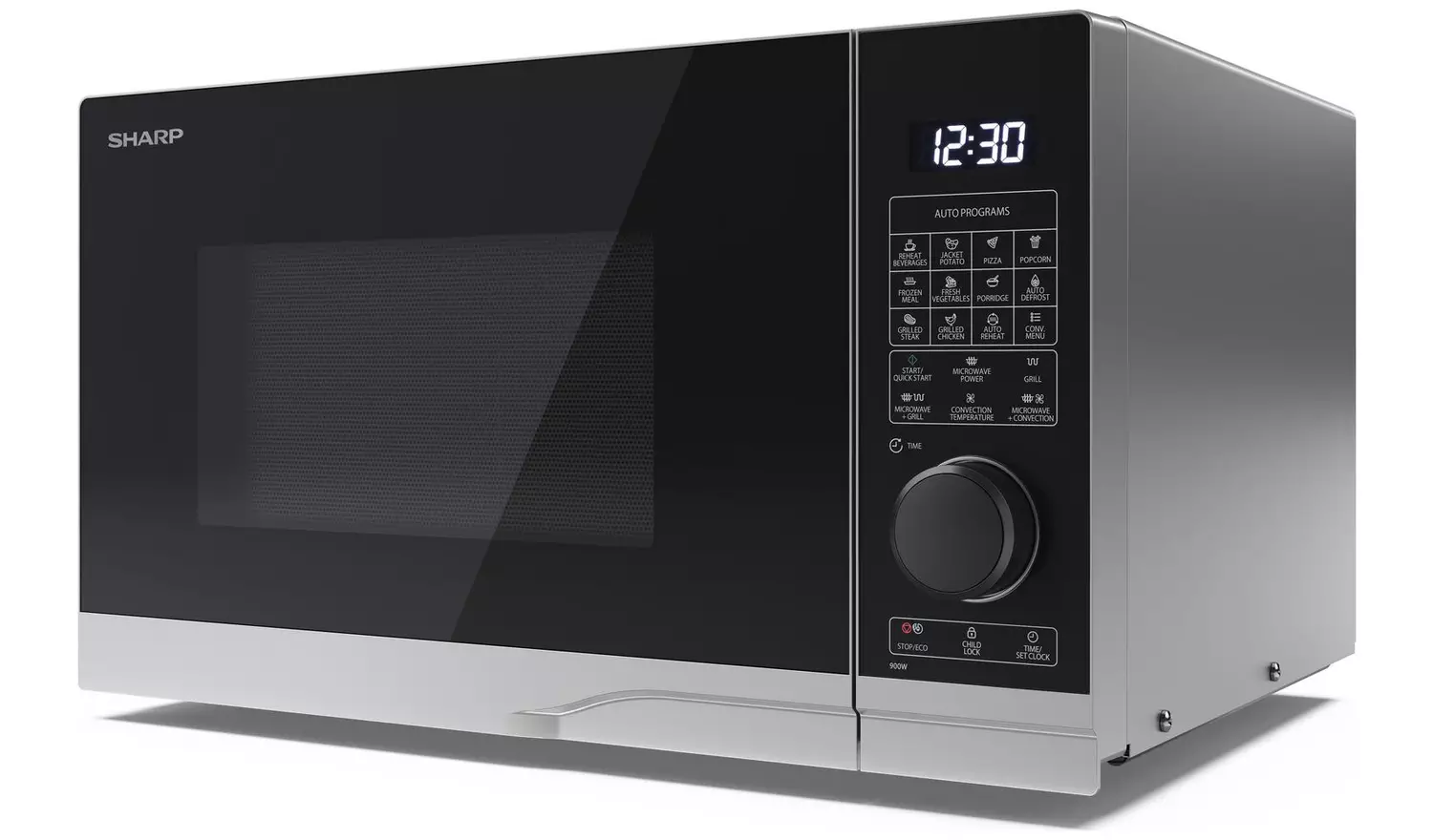 Sharp 900W Combination Microwave YC-PC284AU-S - Silver