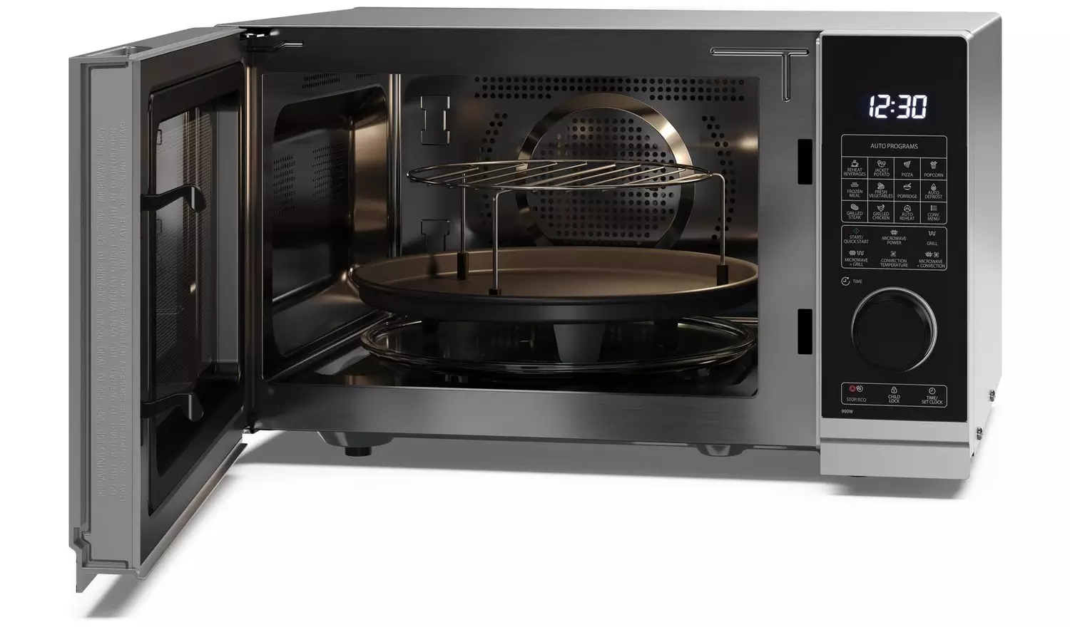 Sharp 900W Combination Microwave YC-PC284AU-S - Silver