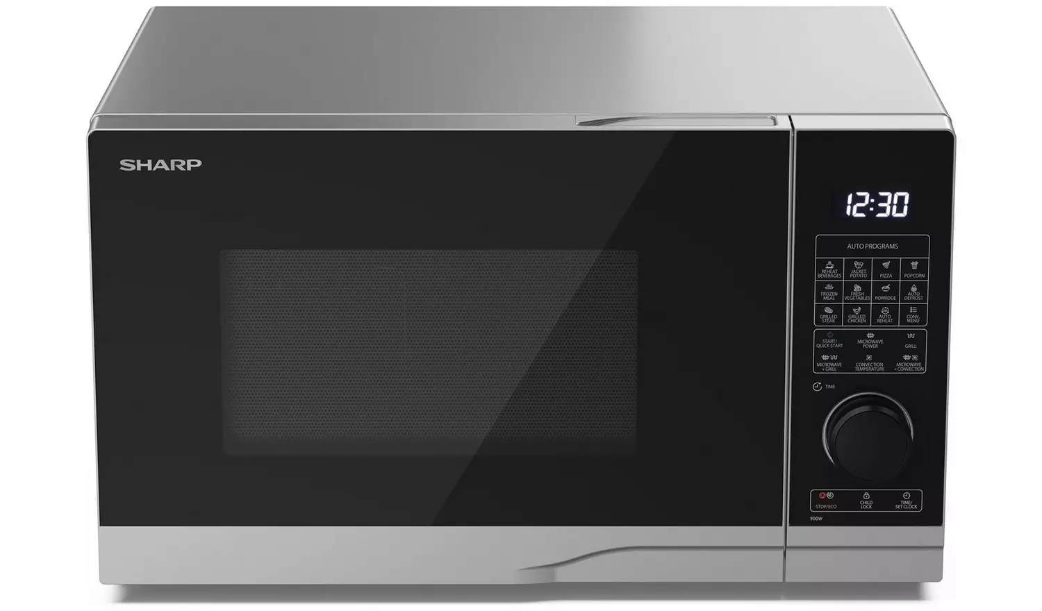 Sharp 900W Combination Microwave YC-PC284AU-S - Silver