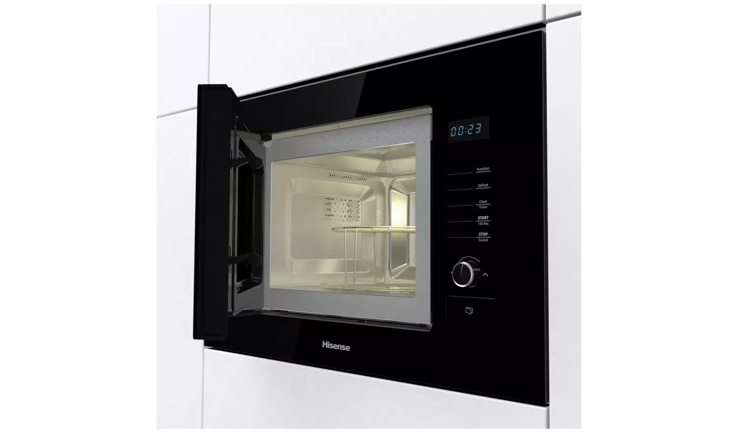 Hisense HB20MOBX5UK 800W Built In Microwave - Black