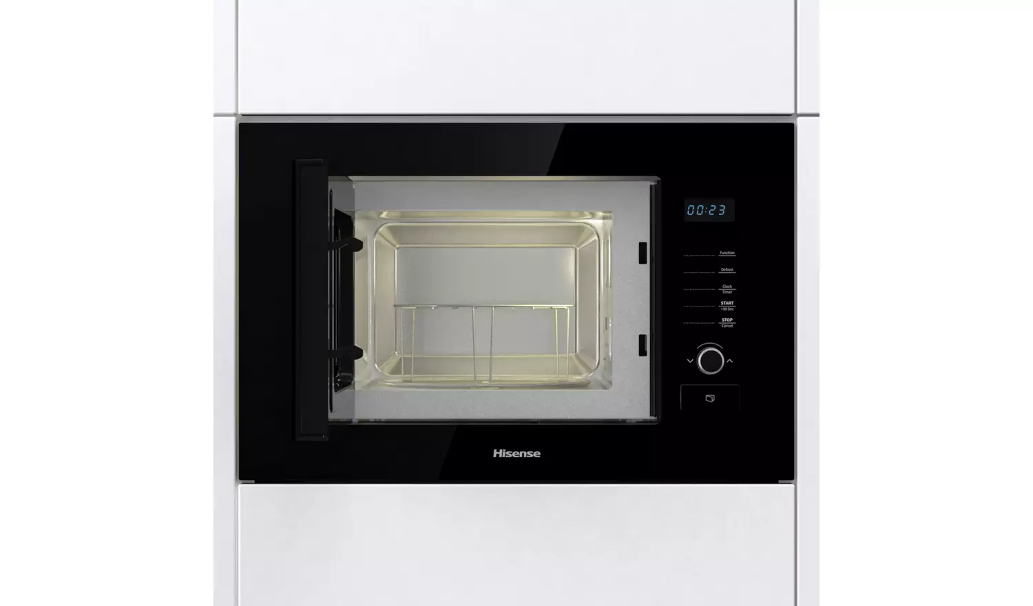 Hisense HB20MOBX5UK 800W Built In Microwave - Black
