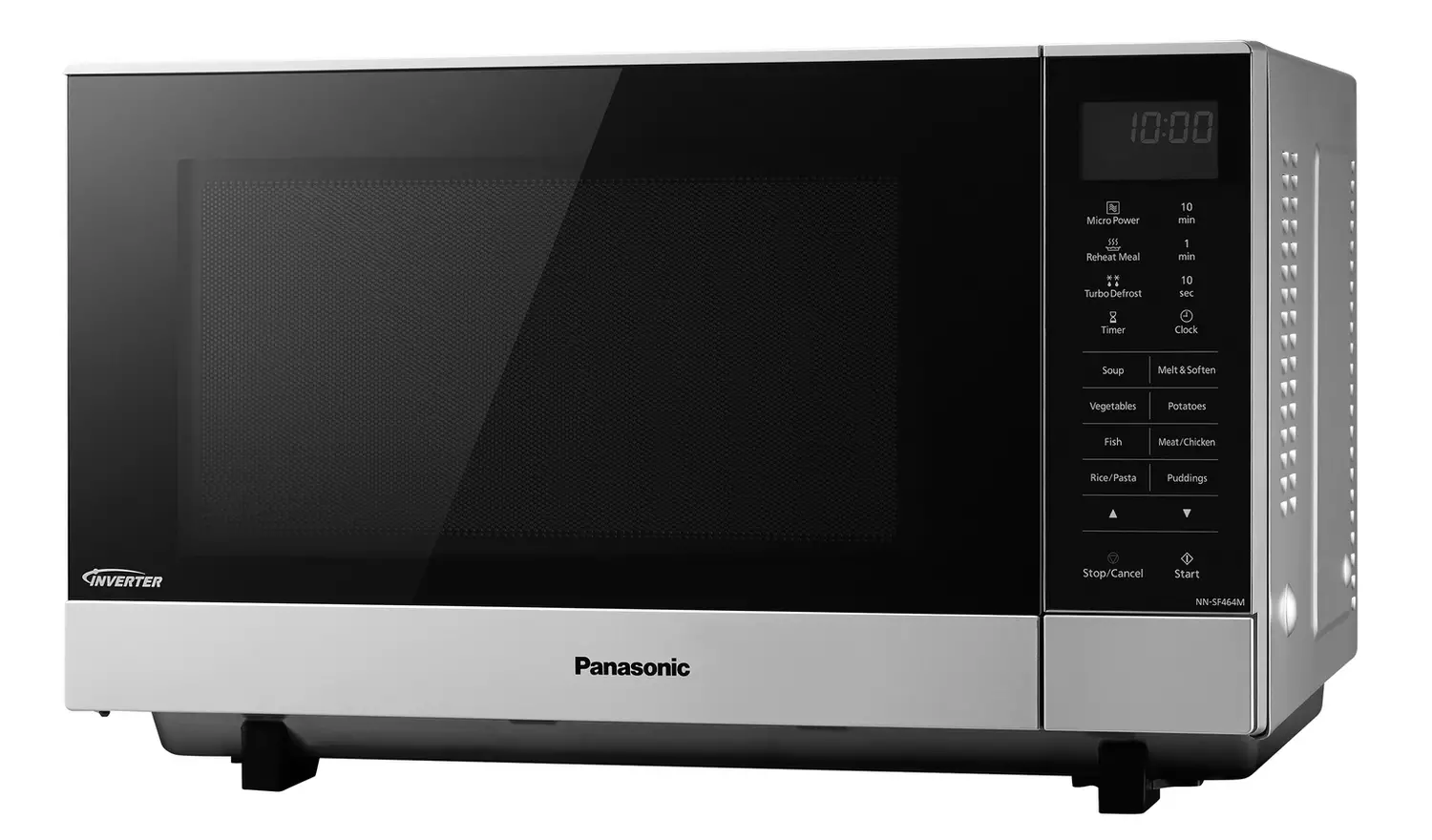 Panasonic 1000W Standard Flatbed Microwave NN-SF464M Silver
