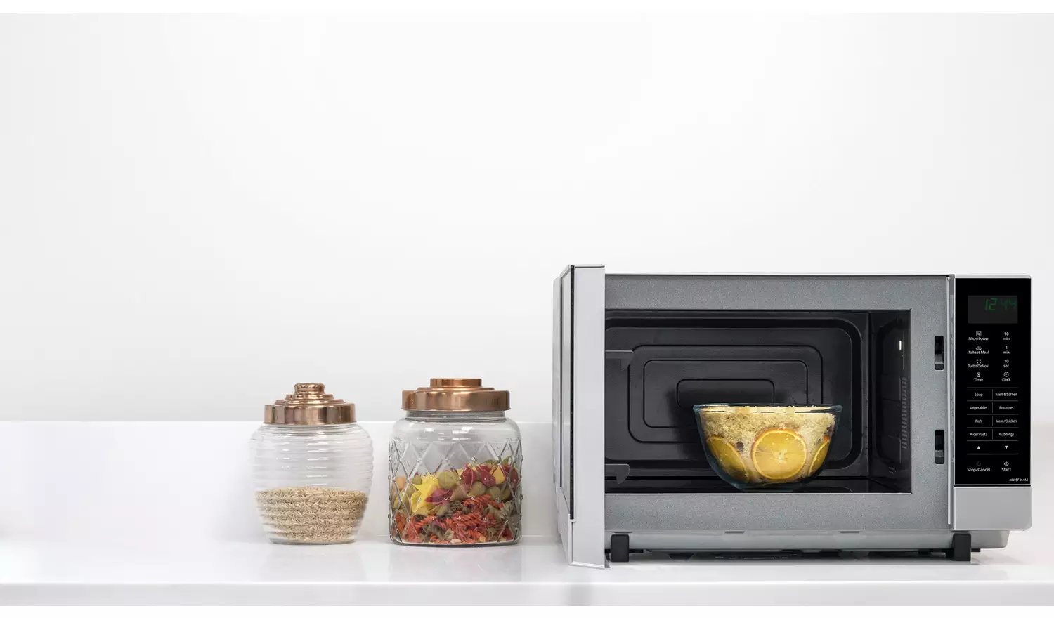 Panasonic 1000W Standard Flatbed Microwave NN-SF464M Silver