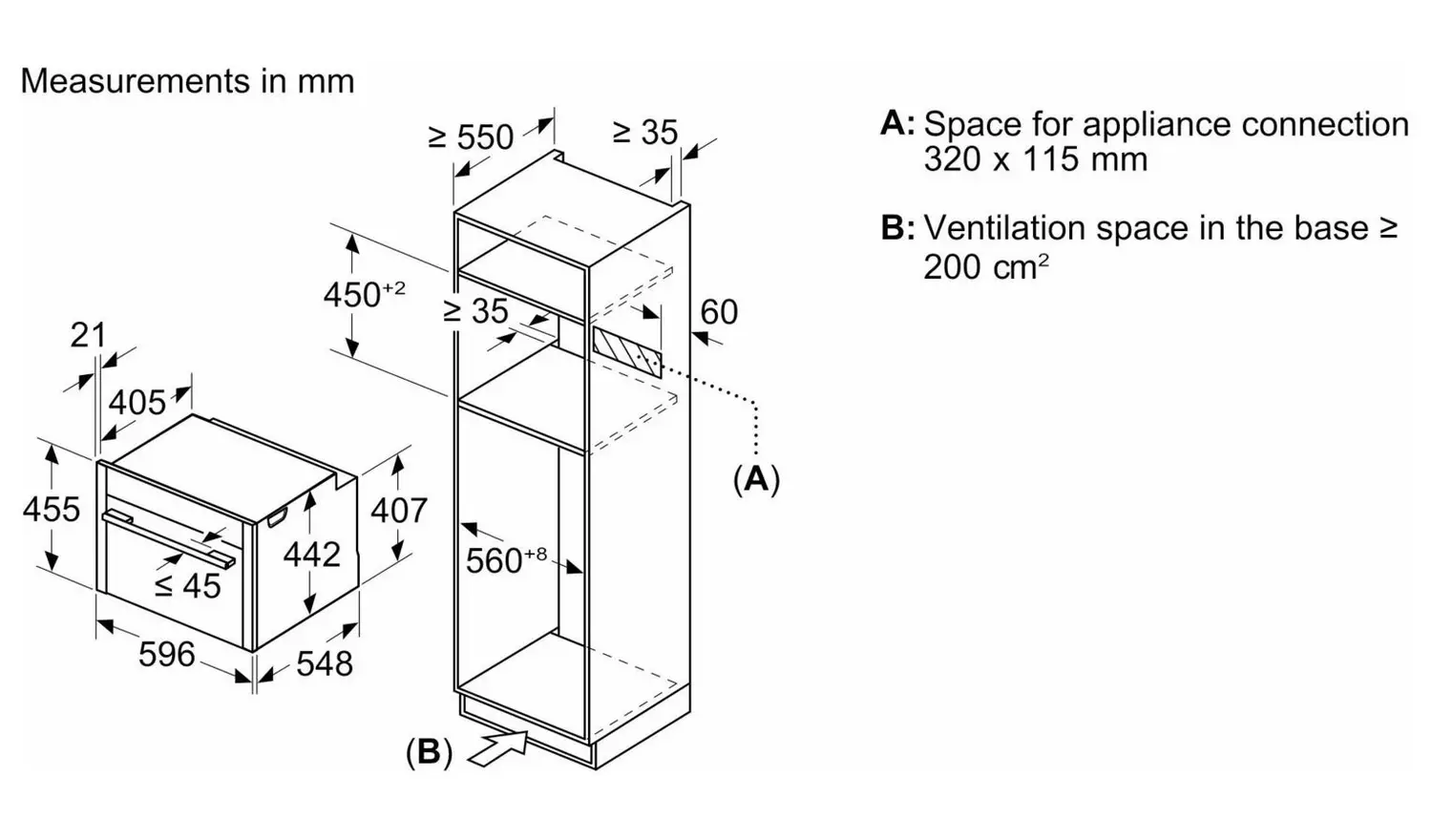 Neff N70 C24MR21G0B 900W Built In Combination Microwave