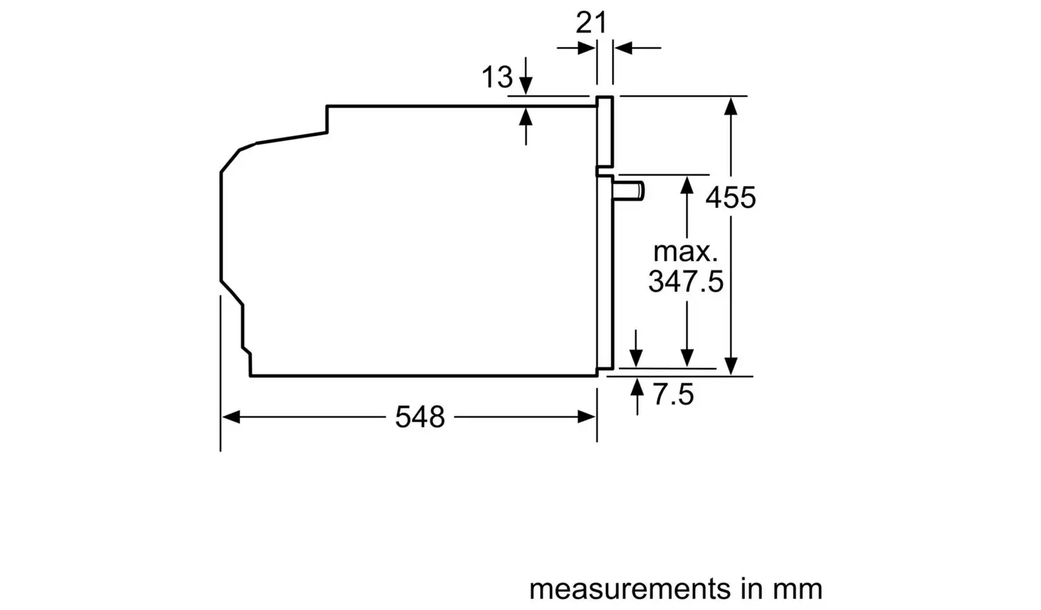 Neff N70 C24MR21G0B 900W Built In Combination Microwave