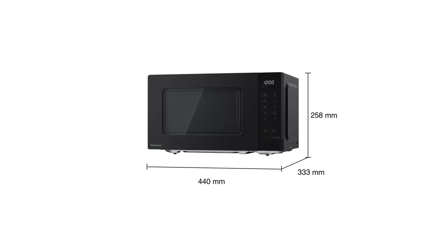 Panasonic NN-ST22QBBPQ 20L 800W Standard Microwave - Black