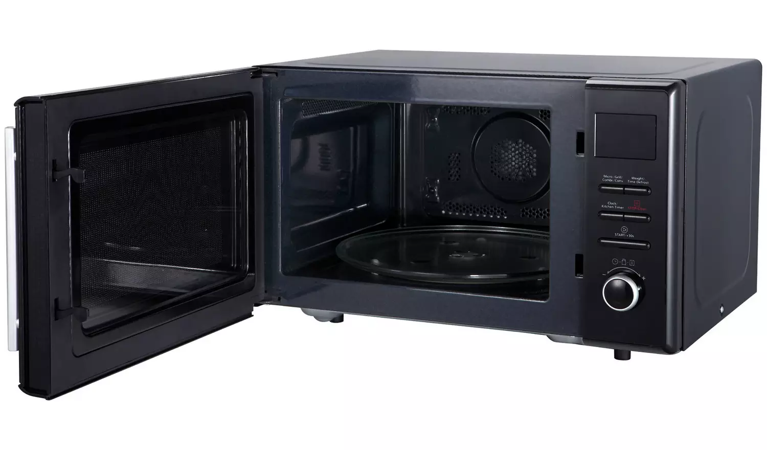De'Longhi 900W Enamel Cavity Combination Microwave - Black