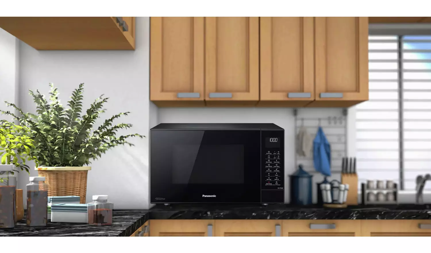 Panasonic 1000W Combination Microwave Oven 27L NN-CT56 Black