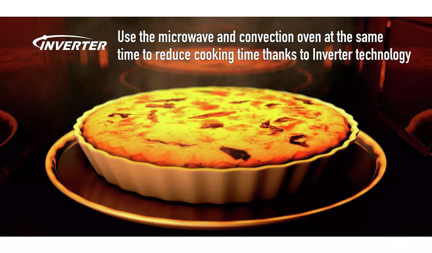 Panasonic 1000W Combination Microwave Oven 27L NN-CT55-White