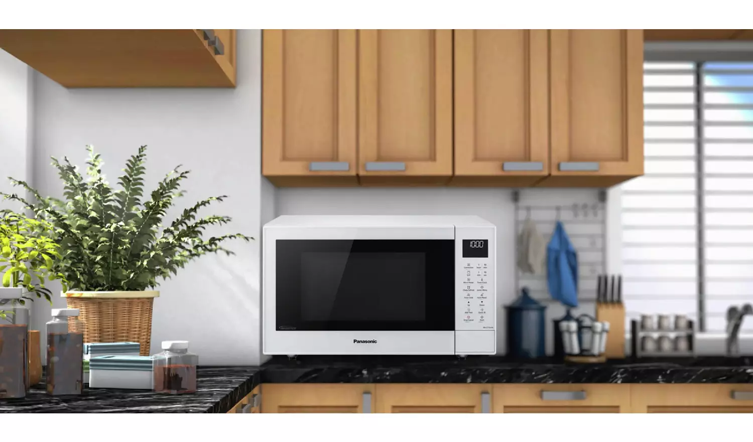 Panasonic 1000W Combination Microwave Oven 27L NN-CT55-White