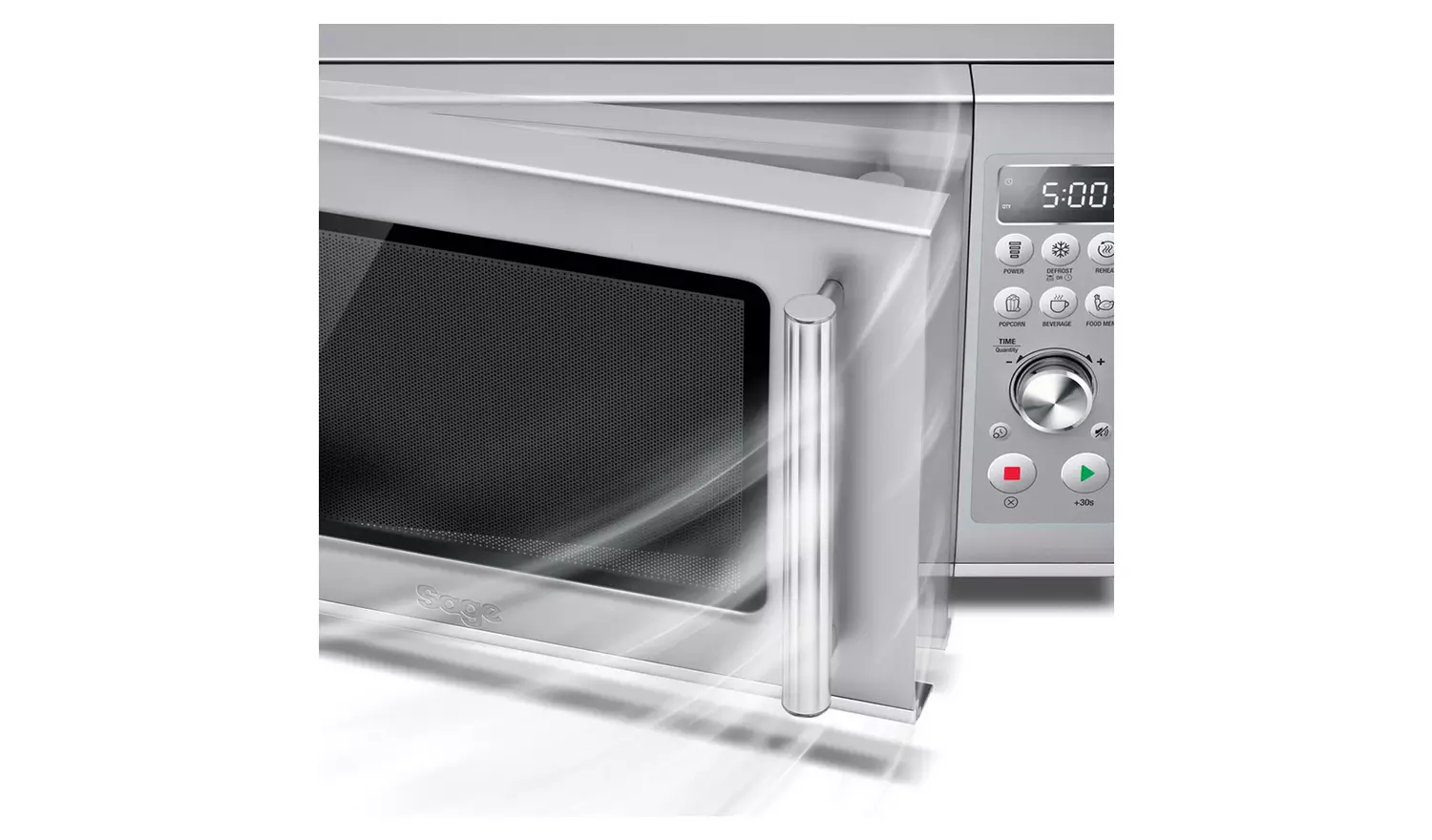 Sage 800W Standard Microwave SMO650SIL4GEU1 - Silver