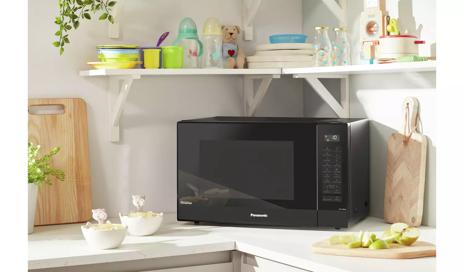 Panasonic 1000W Standard Microwave NNST46K - Black