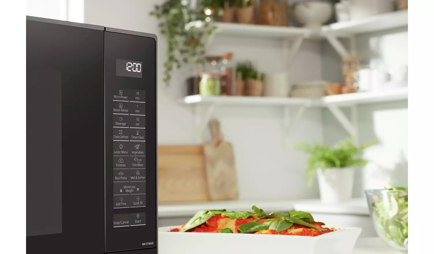 Panasonic 1000W Standard Microwave NNST46K - Black