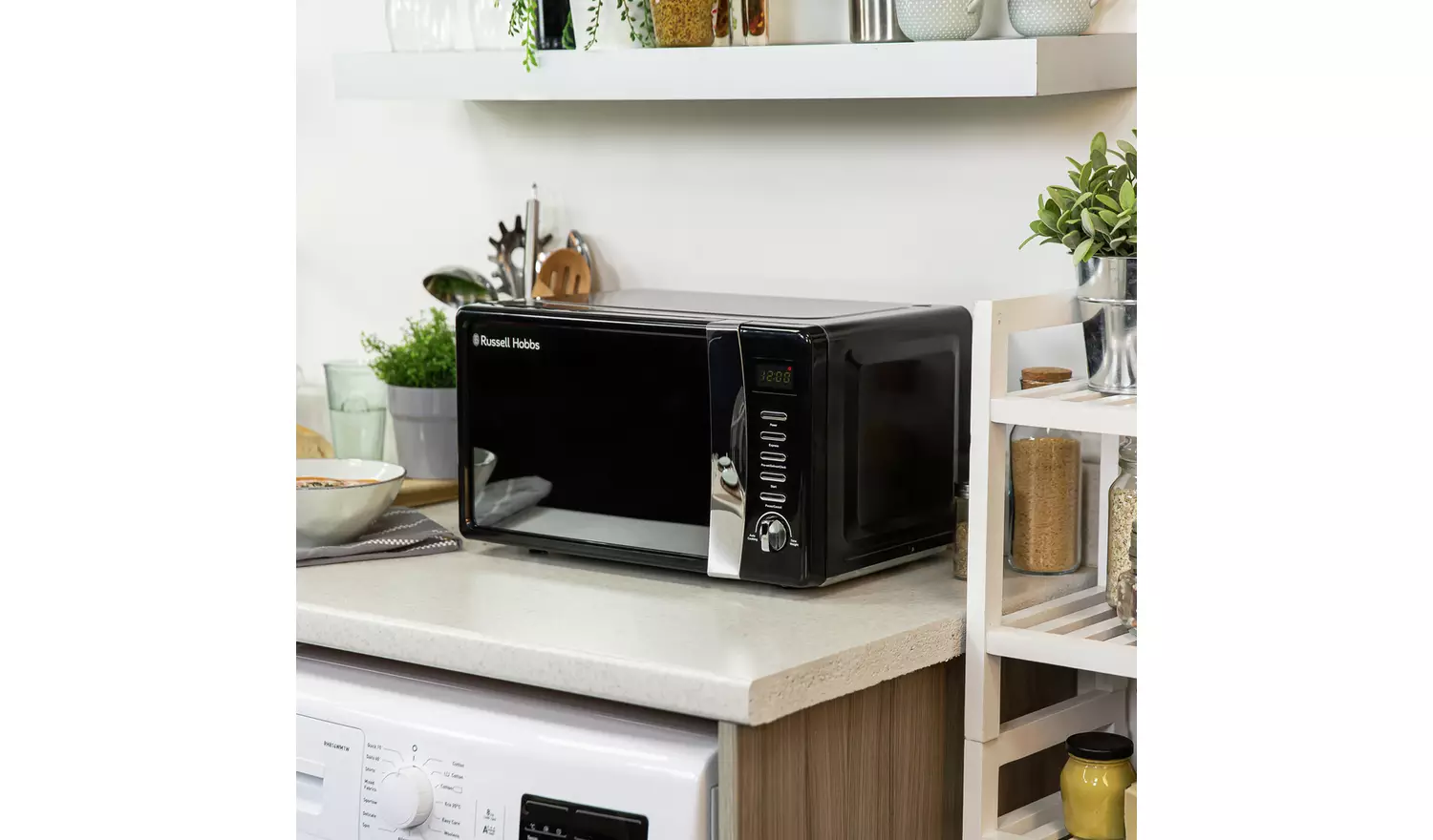 Russell Hobbs Worcester 700W Standard Microwave - Black