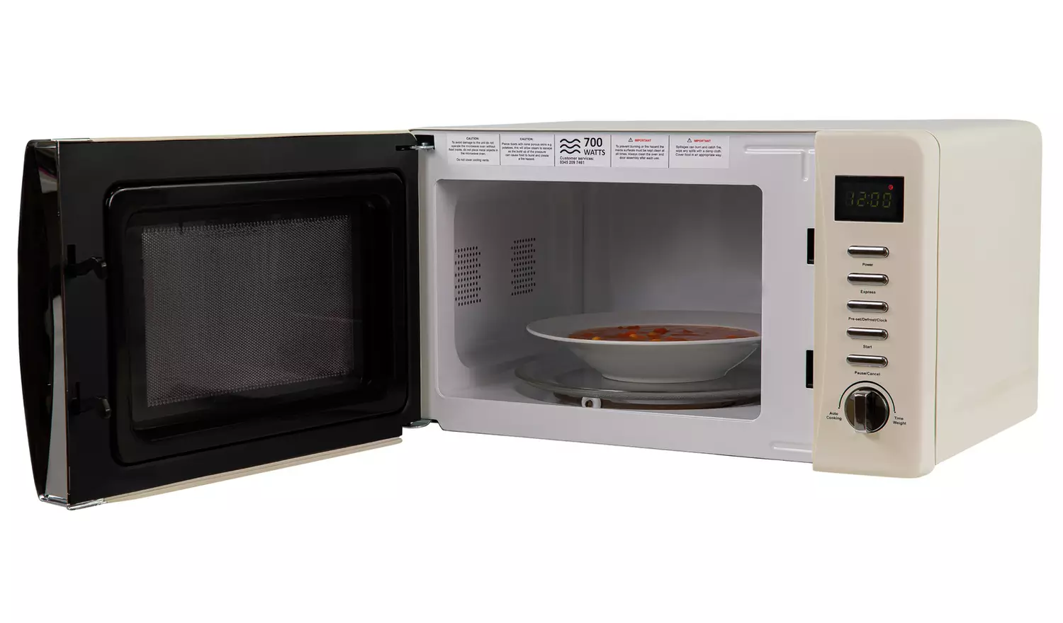 Russell Hobbs Worcester 700W Standard Microwave - Cream