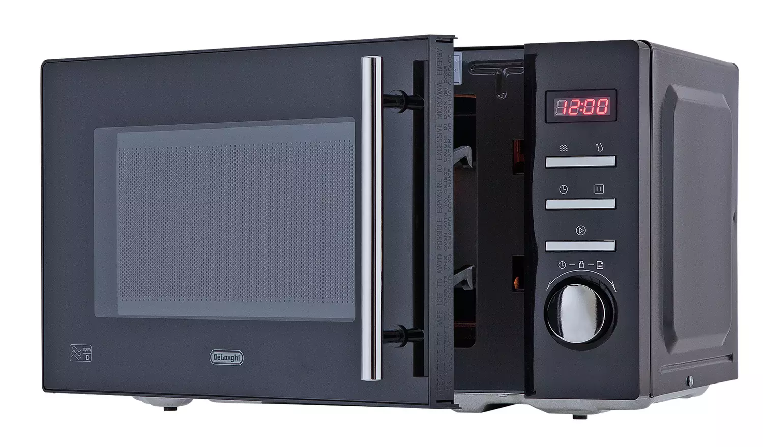 De'Longhi 800W Standard Microwave AM820C - Black