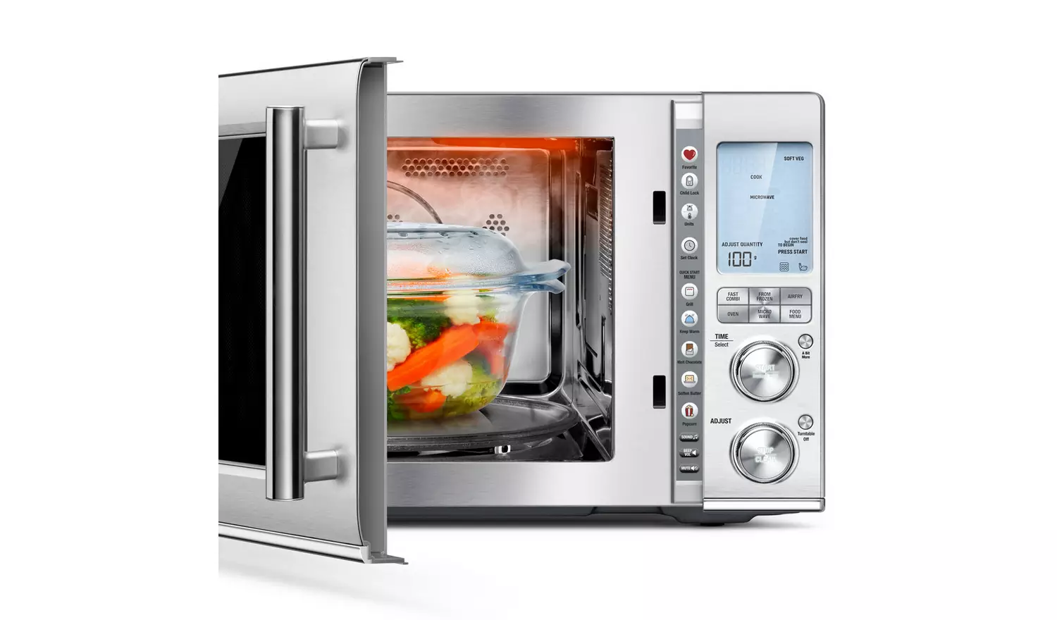 Sage 1100W Air Fryer Microwave SMO870 - Stainless Steel