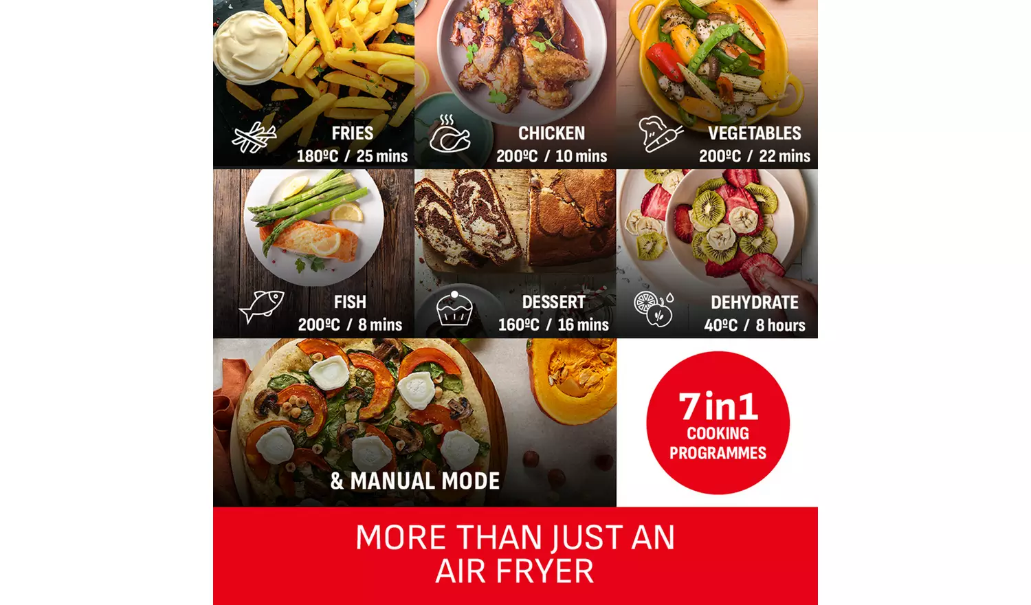 Tefal Easy Fry Dual XXL EY9428G0 11L Air Fryer - Black