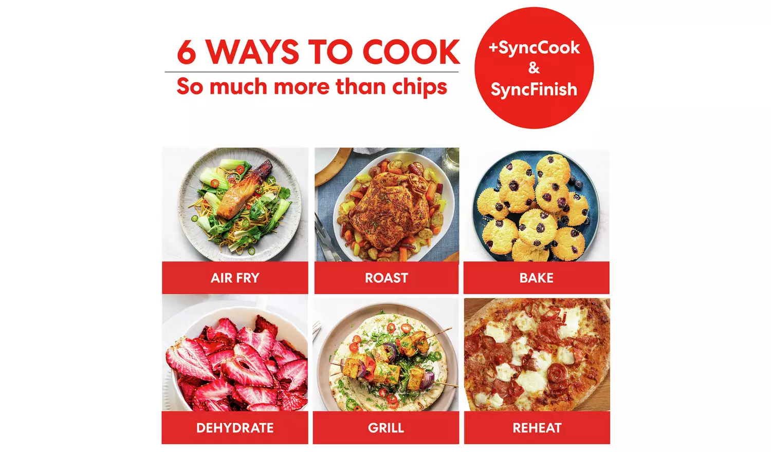 Instant Vortex ClearCook 7.6L Dual Air Fryer - Black