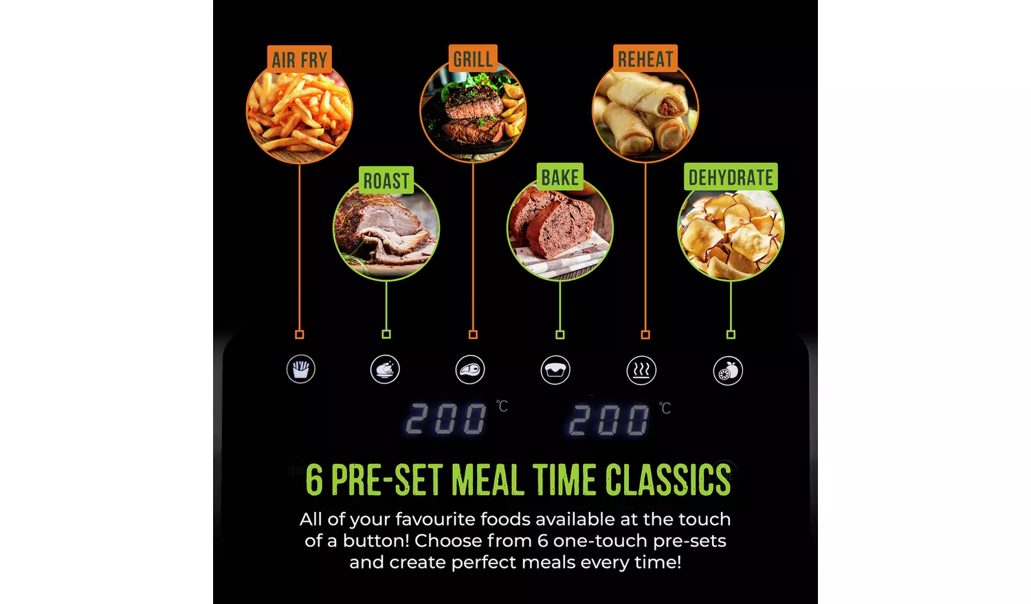 Tower Vortx T17137WHT 8.5L Air Fryer - White