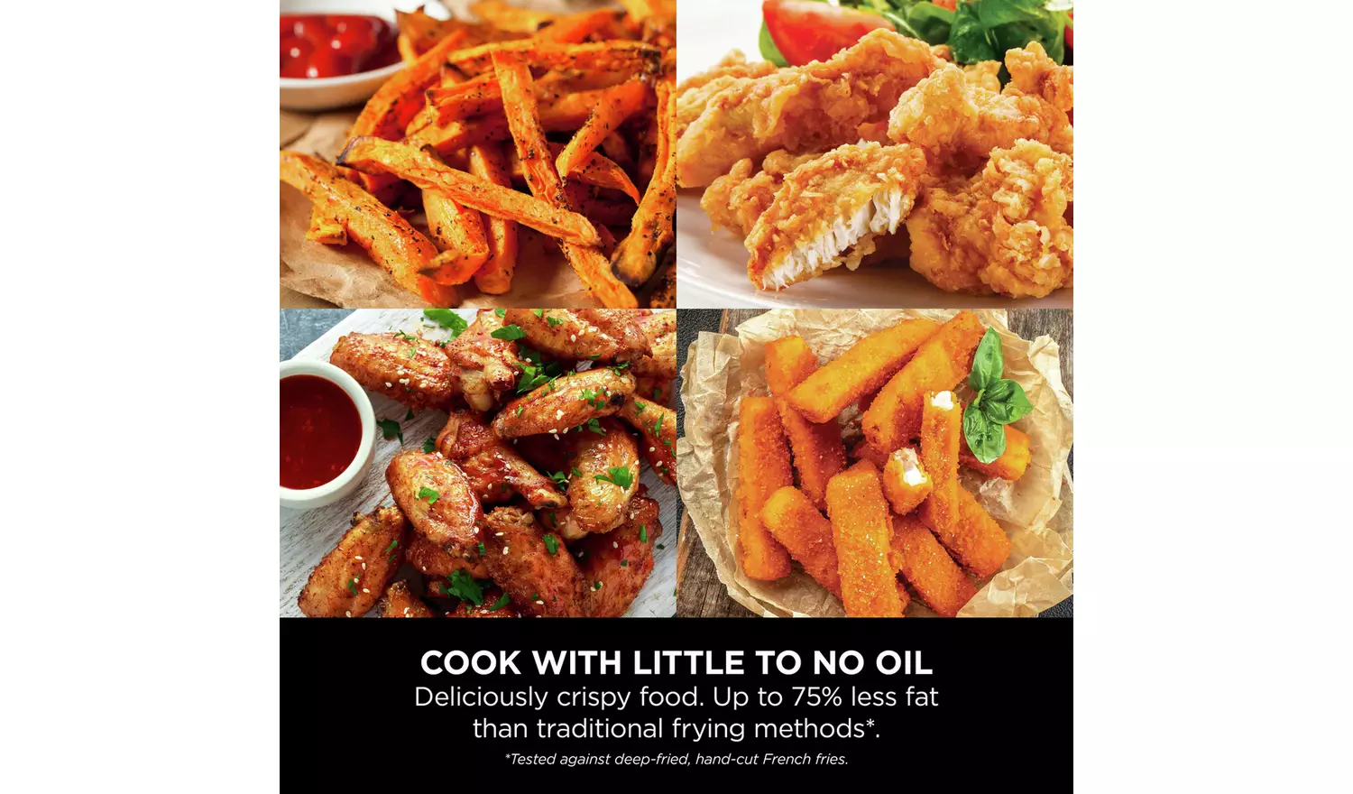 Ninja Pro AF140UK 4.7L Air Fryer - Black