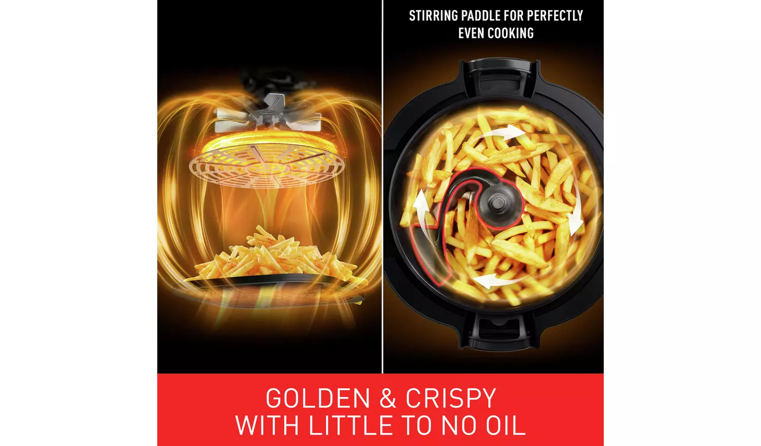 Tefal Multi cook Actifry MY7418G1 6L Air Fryer - Black