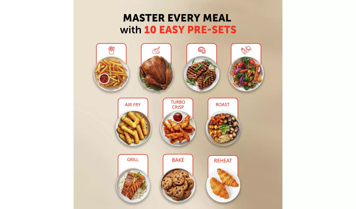 Breville VDF130 Halo Flexi 11L Dual Oven Air Fryer - Black